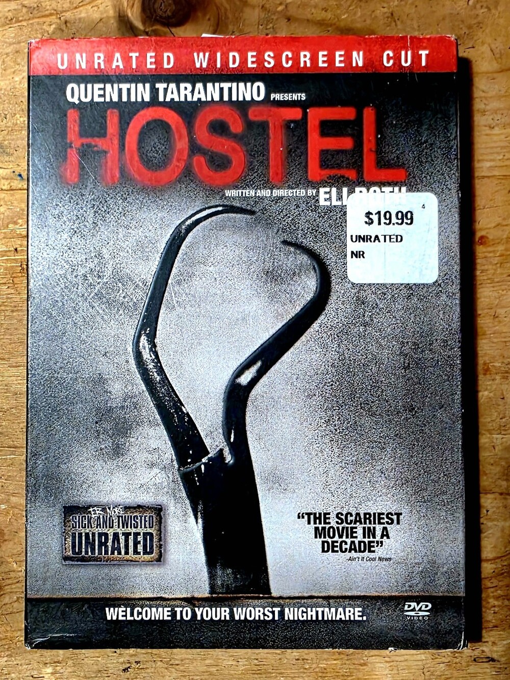 HOSTEL DVD Complete = Disc + Case + Sleeve, Quentin Tarantino